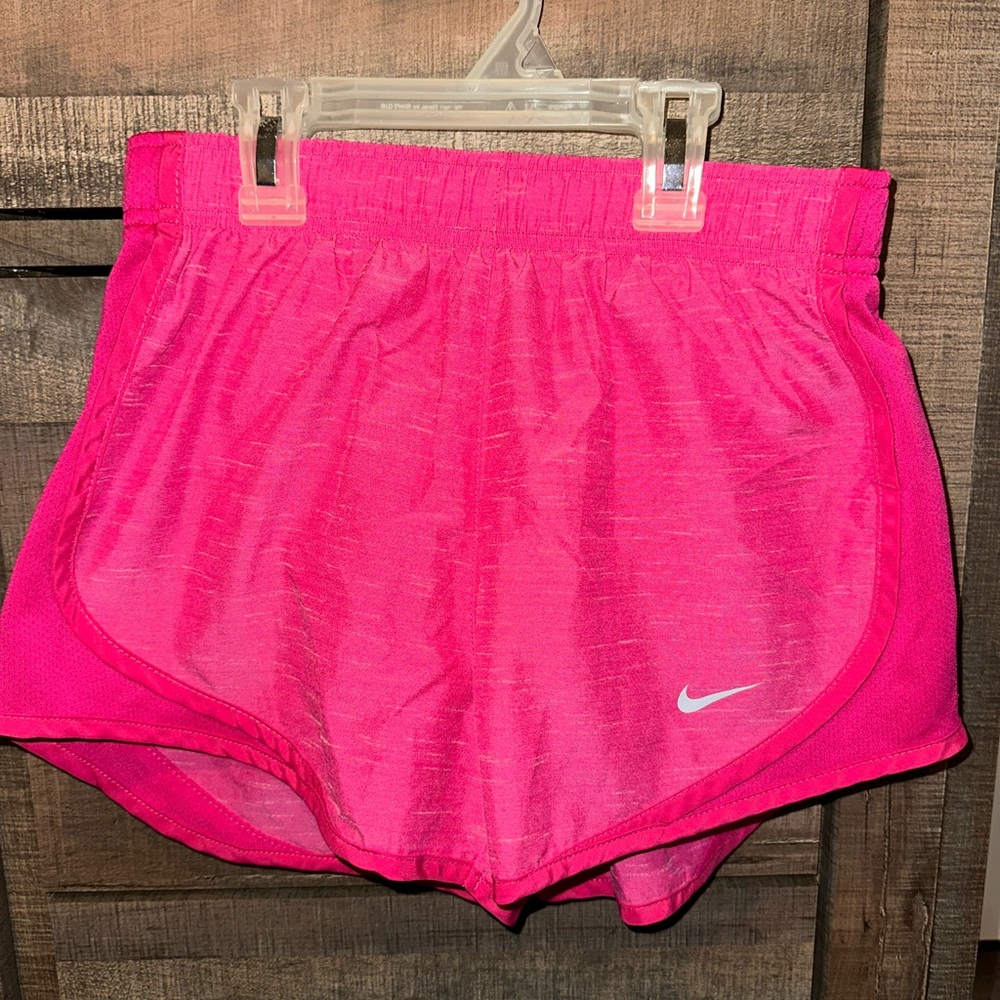 Nike Pink Athletic Shorts Dri-FIT Moisture-Wicking